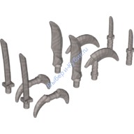 Деталь Лего Набор Оружия Ниндзяго Цвет Перламутрово-Светло-Серый