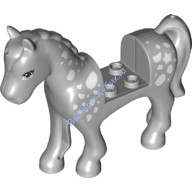 Деталь Лего Лошадь Цвет Светло-Серый