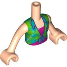 Деталь Лего Торс Мини Долл Френдс С Рисунком Цвет Светло-Телесный