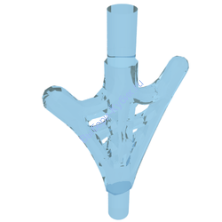 Деталь Лего Эффект Паутины Паутина Узкая Цвет Прозрачно-Голубой