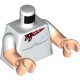 Деталь Лего Торс С Рисунком Цвет Белый