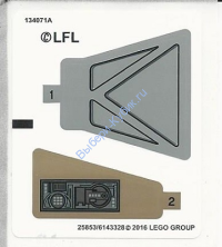Наклейки К Набору Лего 75139 - Северо-Американская версия - (25853/6143328)