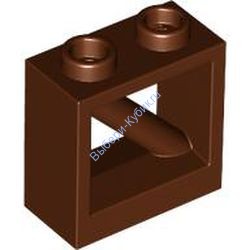 Деталь Лего Ограда 1 x 2 x 1 2/3 Цвет Коричневый