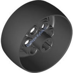 Деталь Лего  Колесо 30,4 x 14 Сплошное Гладкое Цвет Черный 