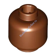 Деталь Лего Голова Минифигурки Цвет Коричневый