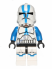 Минифигурка Лего Звездные Войны - Солдат-клон, 501-й легион (Фаза 2)  sw0445