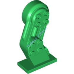Деталь Лего Левая Нога  Крупной Фигуры С Поворотным Штифтом Цвет Зеленый