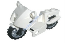 Деталь Лего Мотоцикл Цвет Белый