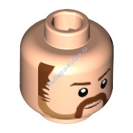 Деталь Лего Голова Минифигурки Цвет Светло-Телесный