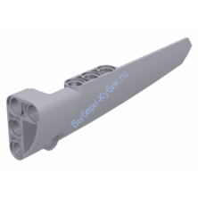 Деталь Лего Техник Панель # 6 Длинная Гладкая Сторона B Цвет Светло-Серый