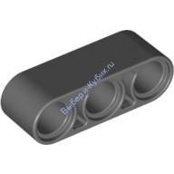 Деталь Лего Техник Бим 1 х 3 Толстый Цвет Темно-Серый