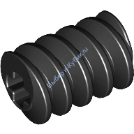 Деталь Лего Техник Червячная Шестерня Длинная Цвет Черный