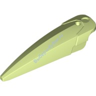 Деталь Лего Оружие Героев - Клинок Широкий Закругленный Цвет Фисташковый