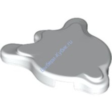 Деталь Лего Плитка Круглая 2 х 2 С Боковыми выступами Цвет Белый