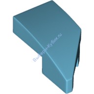 Деталь Лего Клин 2 х 1 Обрезанным Креплением Левый Цвет Умеренно-Лазурный