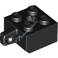 Деталь Лего Петля Кубик 2 х 2 Цвет Черный