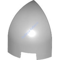 Деталь Лего Скос Изогнутый 1 x 1 x 1 1/3 Цвет Светло-Серый