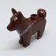 Деталь Аналог Совместимый С Лего Собака Цвет Коричневый