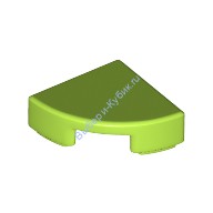 Деталь Лего Плитка Круглая 1 х 1 Четверть Цвет Лайм