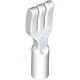 Деталь Лего Вилка Цвет Белый