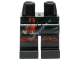 Деталь Лего Ноги С Рисунком Цвет Черный