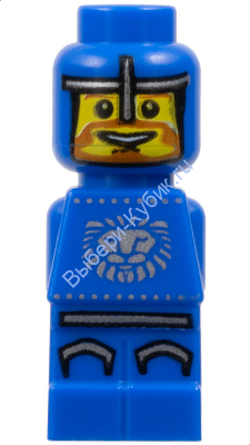 Микрофигурка Лего Рыцаря Лавового Дракона Синий 85863pb001