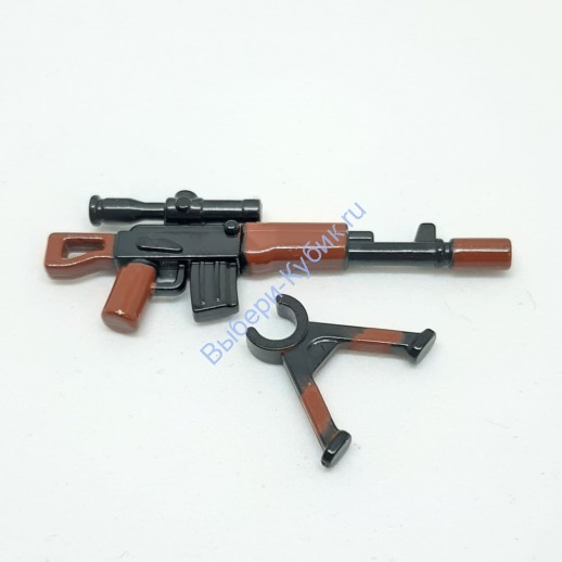 Деталь Аналог Совместимый С Лего Оружие Цвет Черный