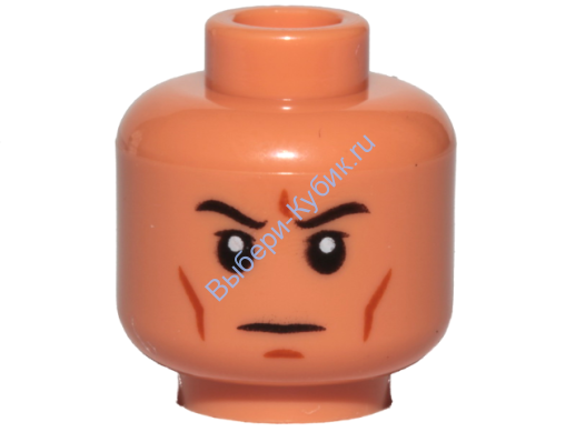 Деталь Лего Голова Минифигурки Цвет Телесный