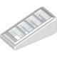 Деталь Лего Скос 2 х 1 х 2/3 С 4 Прорезями Цвет Белый