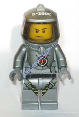 Volcano Explorer - Male Scientist with Heatsuit, Sweat Drops