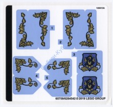 Наклейки К Набору Лего 75958