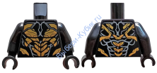Детали Лего Торс Цвет Черный
