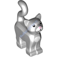 Деталь Лего Кошка Цвет Светло-Серый