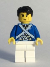 Bluecoat Soldier 6 - Cheek Lines, Black Hair