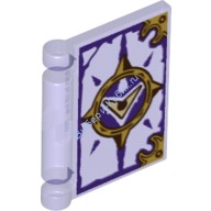 Деталь Лего Книга Передняя Обложка Цвет Прозрачно-Фиолетовый