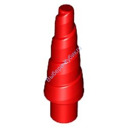 Деталь Лего Рог Единорога Цвет Красный