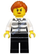 Минифигурка Лего Сити - Бандит (Преступник)  cty1129