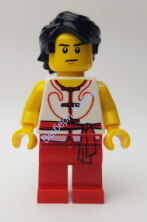 Минифигурка Лего  - Команда по гонкам на лодках-драконах участник 4