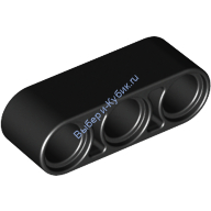 Деталь Лего Техник Бим 1 х 3 Толстый Цвет Черный