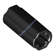 Деталь Лего Техник Осевой Коннектор 2L Цвет Черный