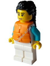 Минифигурка Лего Сити Исследователь Арктики - Женщина cty1641