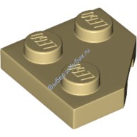 Деталь Лего Пластина Клин 2 х 2 Обрезанный Угол Цвет Песочный