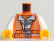 Деталь Лего Торс С Рисунком Цвет Оранжевый