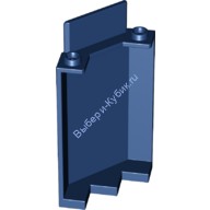 Деталь Лего Панель 3 х 3 х 6 Угол Стена Без Нижних Выемок Цвет Темно-Синий
