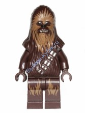 Минифигурка Лего Звездные Войны Чубакка (Dark Tan fur)