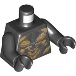Деталь Лего Торс С Рисунком Цвет Черный 973pb3060c01