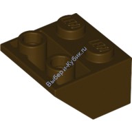 Деталь Лего Скос Перевернутый 45 2 х 2 Цвет Темно-Коричневый