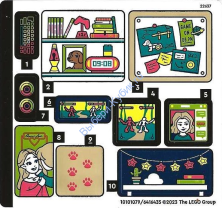 Наклейки К Набору 41755