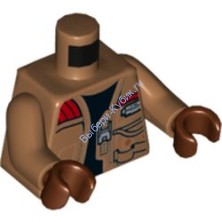 Деталь Лего Торс С Рисунком Цвет Карамельный