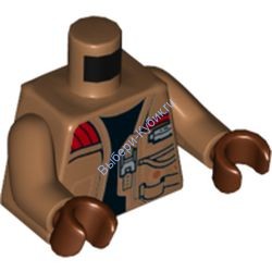 Деталь Лего Торс С Рисунком Цвет Карамельный